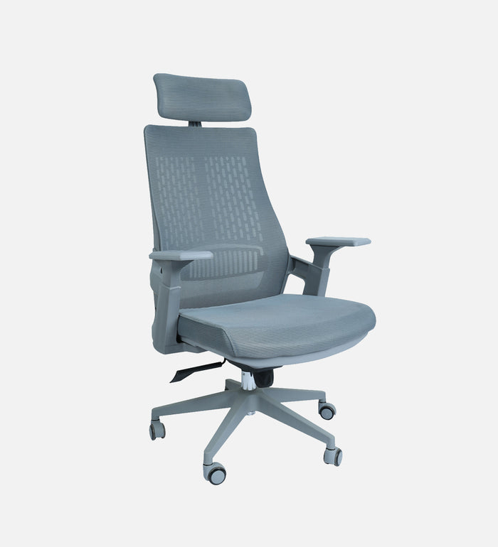 Ergonomic Executive High Back Fabric Office Chair with Adjustable Headrest, Lumbar Support, Swivel and Height Adjustable Mechanism for Office