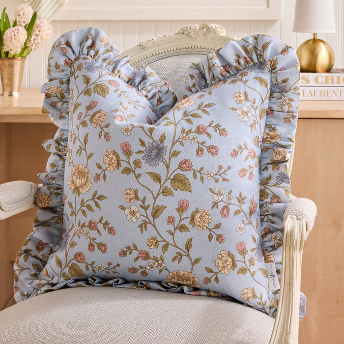 Grace's Garden Ruffle Pillow - Caitlin Wilson Design