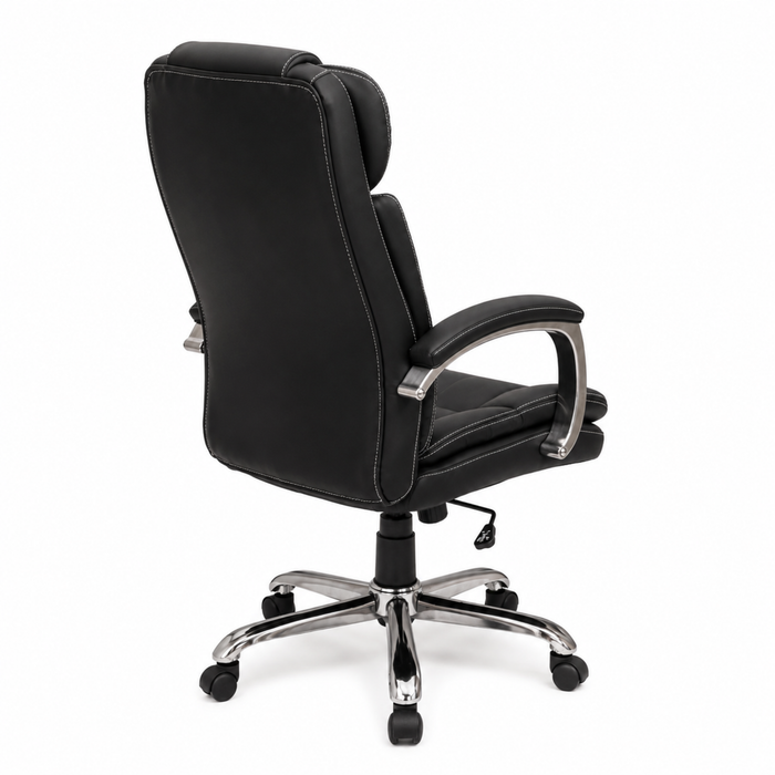 High Back Director Chair with Chrome Base