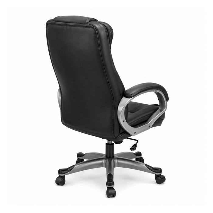 High Back Director Chair with Height Adjustable Aluminum Base