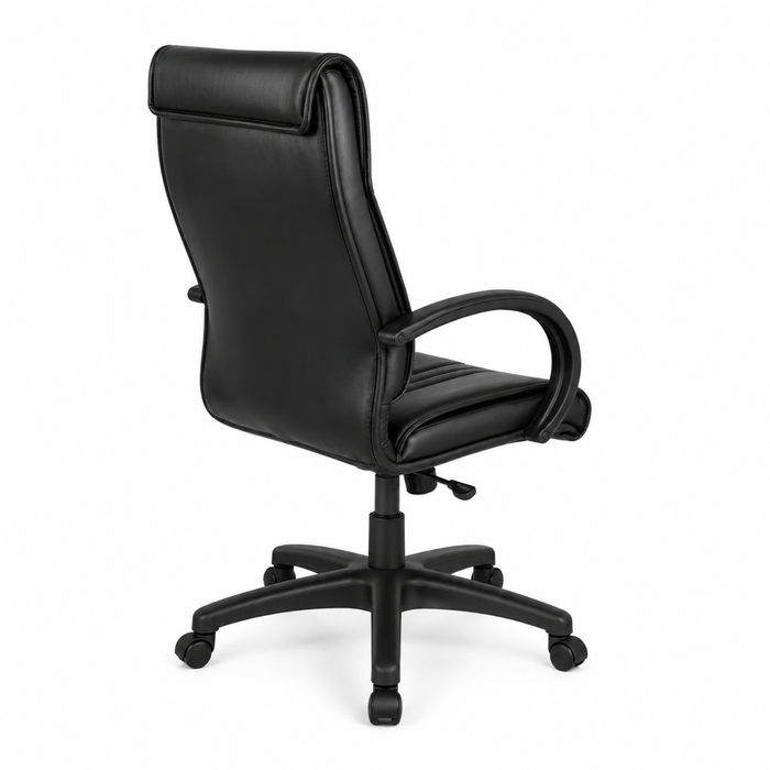 High Back Director Chair with Height Adjustable Nylon Base