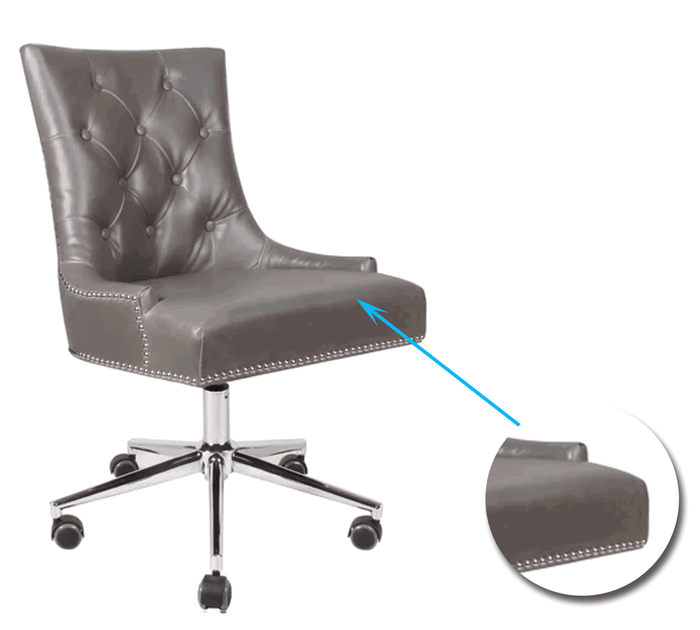 Lounge Chair with Premium Leatherette Upholstery for Lounge, Hotels and Restaurants Spaces