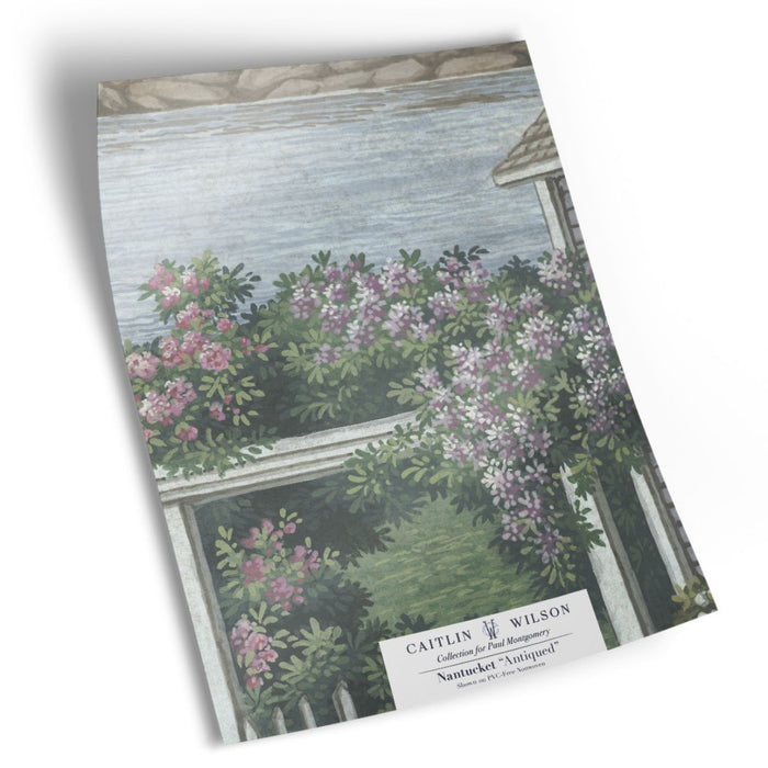 Nantucket in Antiqued Mural - Caitlin Wilson Design