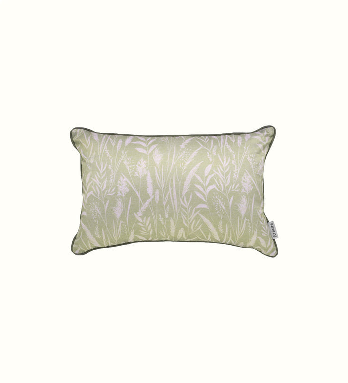 Decorative bed cushion for elderly care interiors