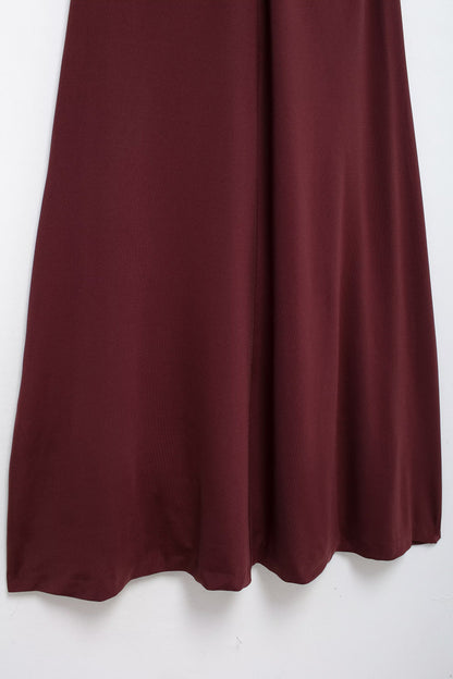 French Floral Decoration V Neck Midi Dress