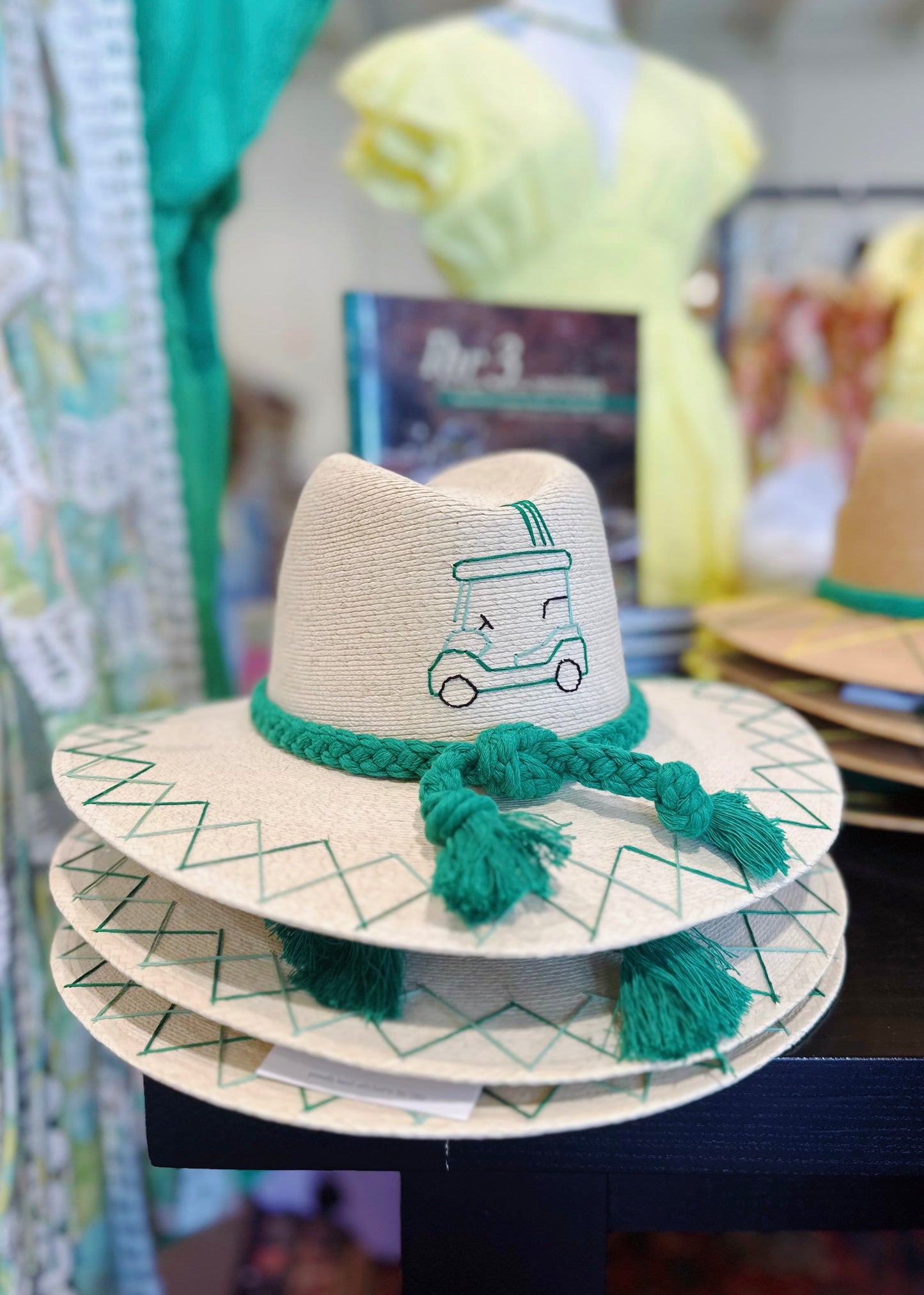 Green Golf Cart Hat