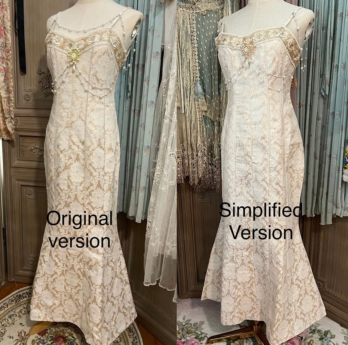 Baroque mermaid dress (original version)
