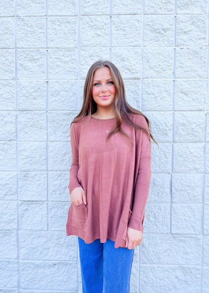 Boyfriend Pocket Sweater