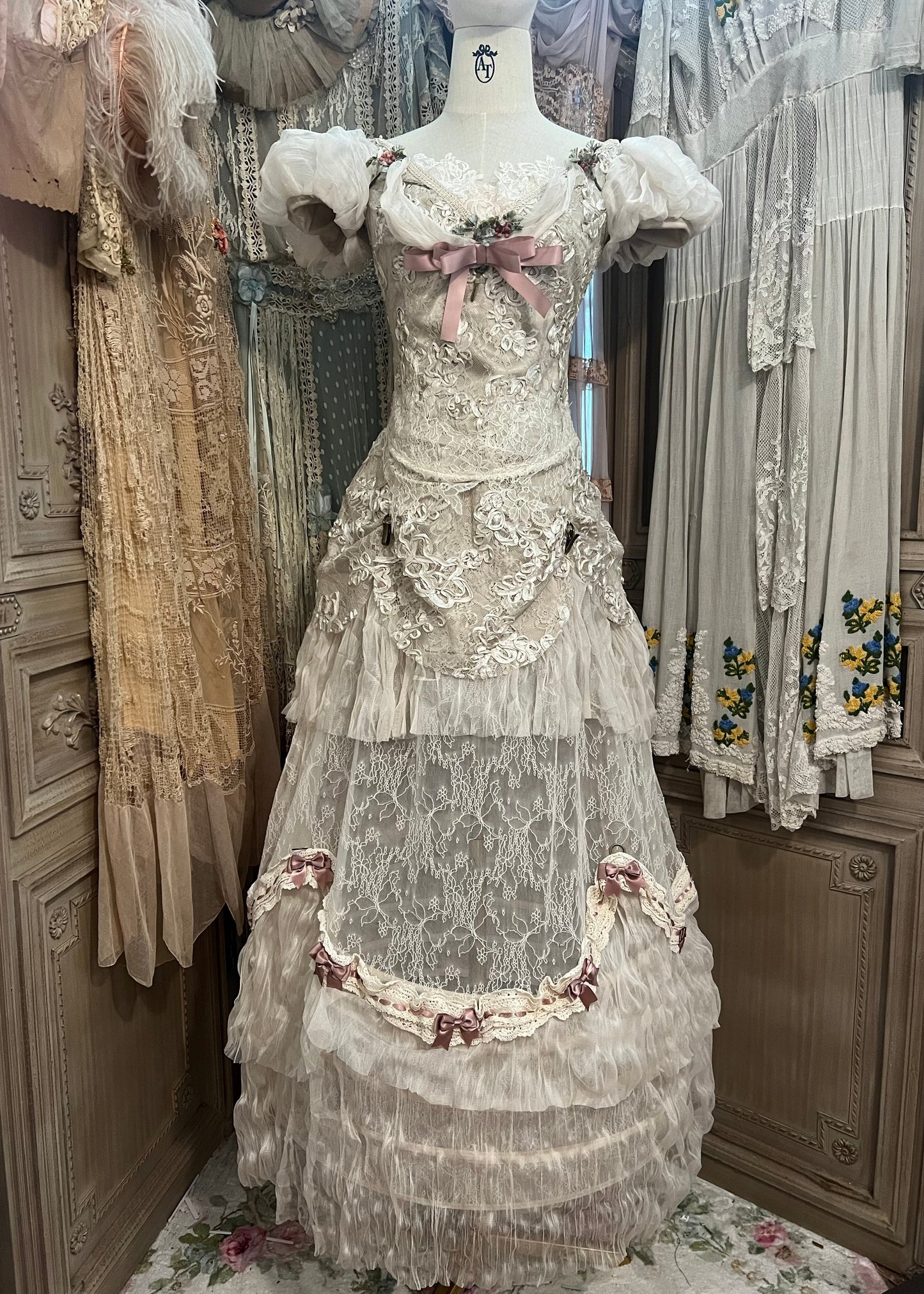 Edwardian dollette corset set