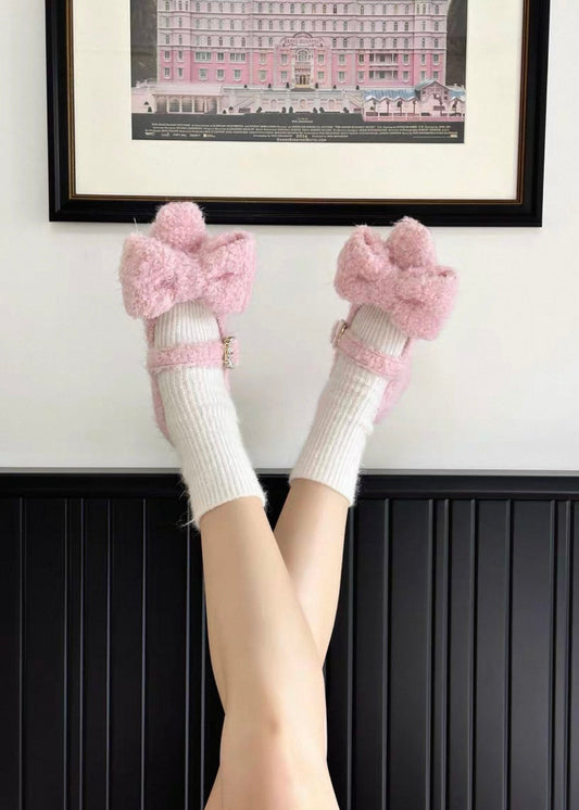Pink teddy shoes 🧸