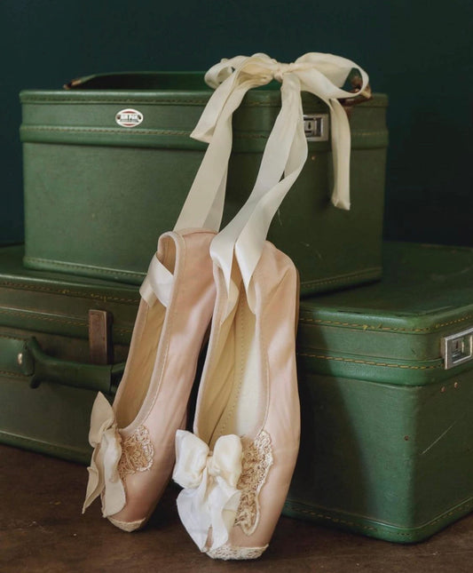 Shabby ballet shoes