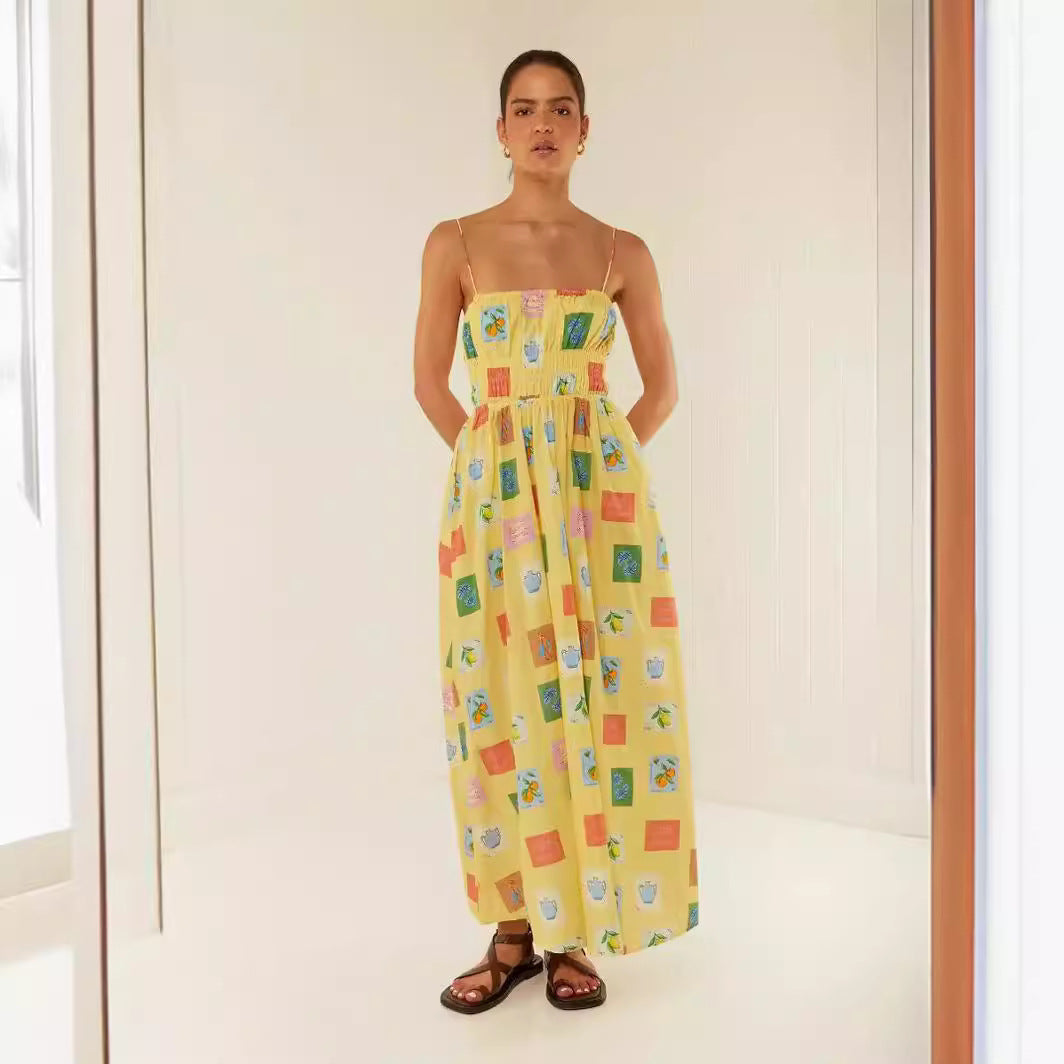 Casual off Neck Sling Dress