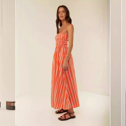 Casual off Neck Sling Dress