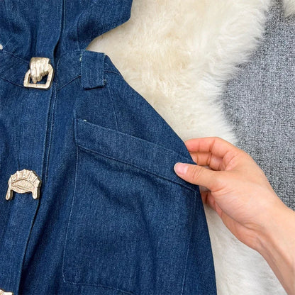 Denim Maxi Dress