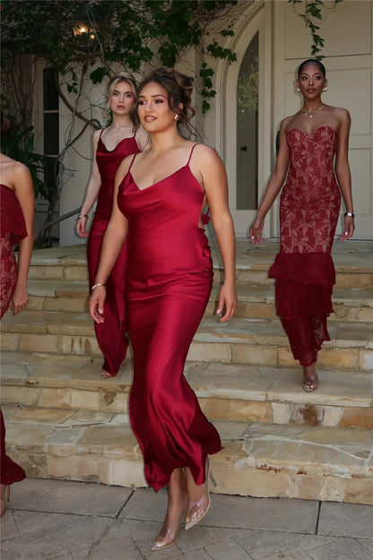 Floral Draped Open Back Spaghetti Strap Maxi Dress