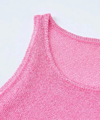 Knit Tassel Mini Dress