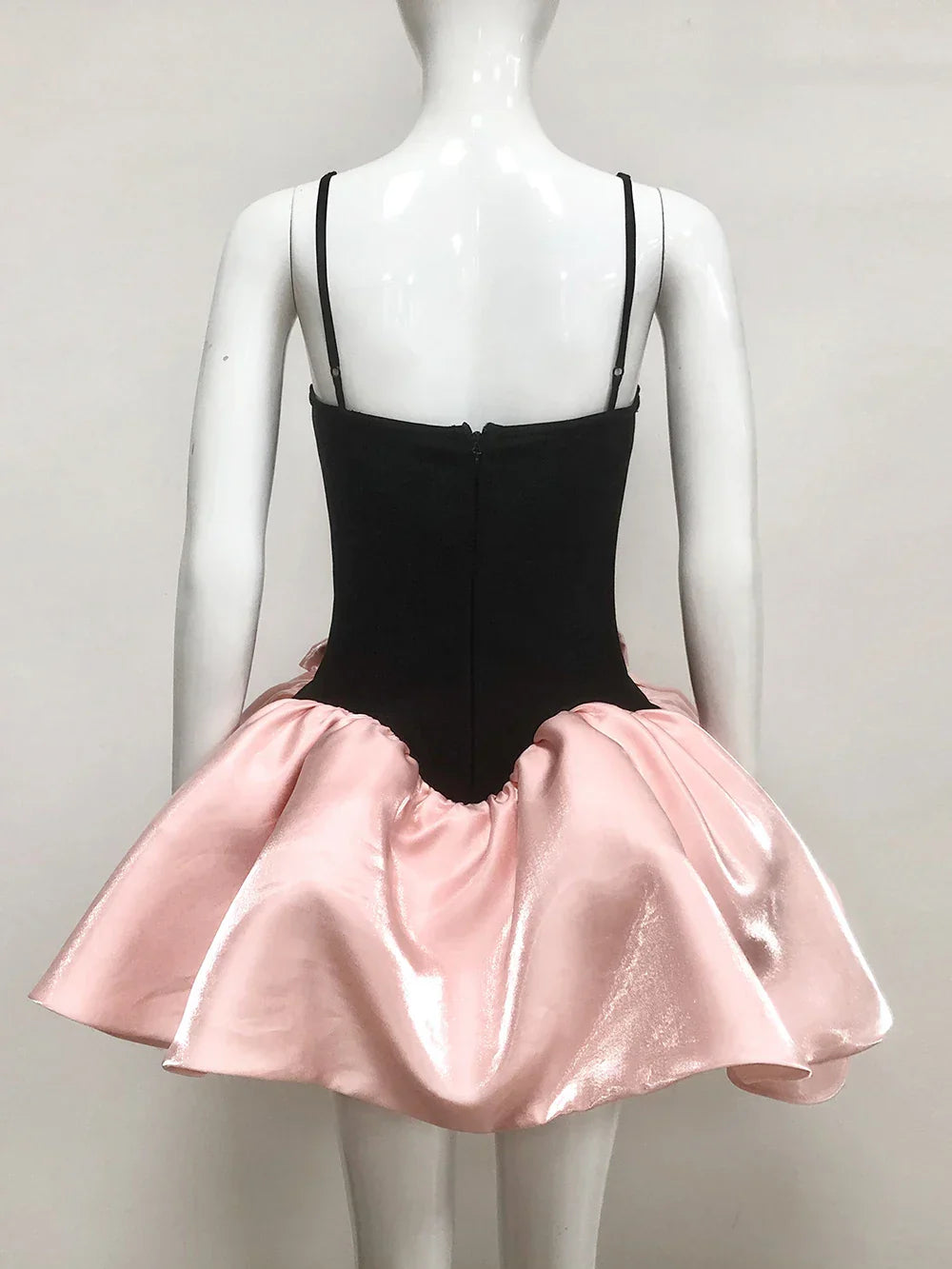 Candy Bow Decoration Bubble A-Line Mini Dress