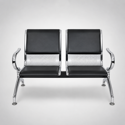 Airport Waiting Chair for Lobby and Departure Lounge, Made from Premium Metal with Long Life Finish