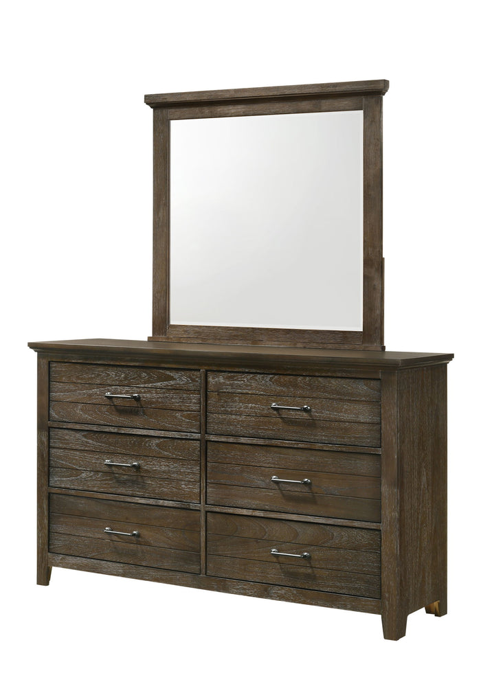 Amherst - Mirror - Brown