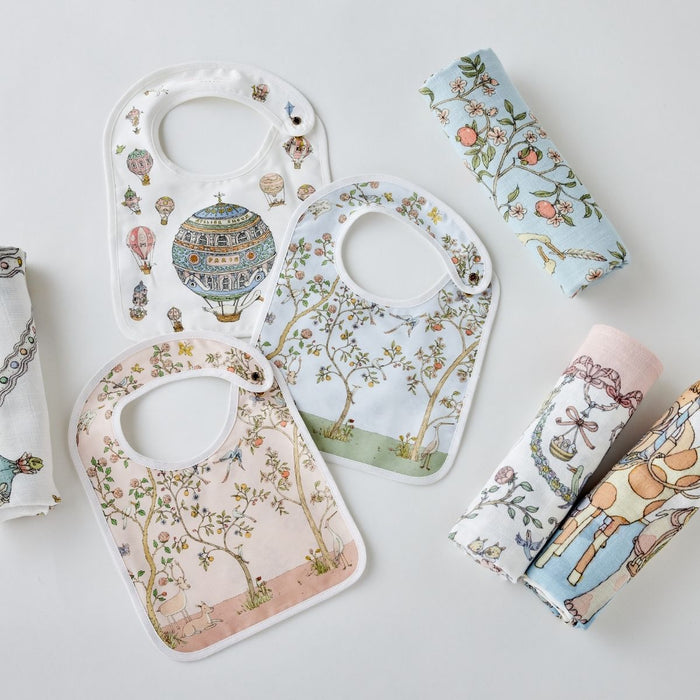 Atelier Choux Bib - In Bloom Blue