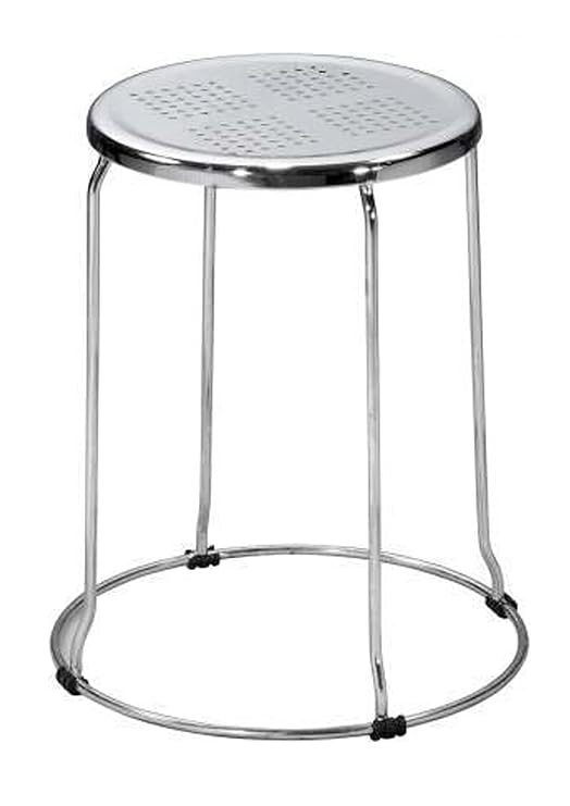 Bar Stool With Metal Frame with Chrome Legs Base