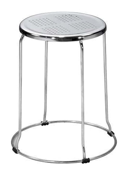 Bar Stool With Metal Frame with Chrome Legs Base