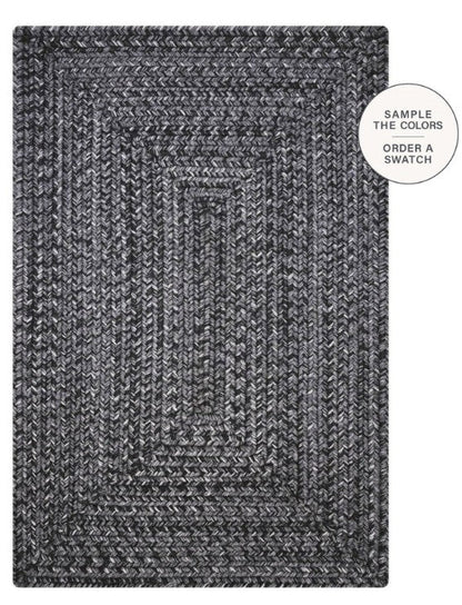 Black Outdoor Rect rug