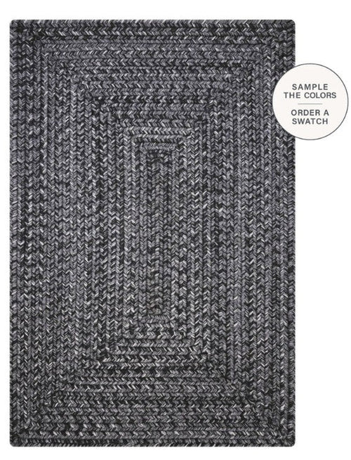 Black Outdoor Rect rug