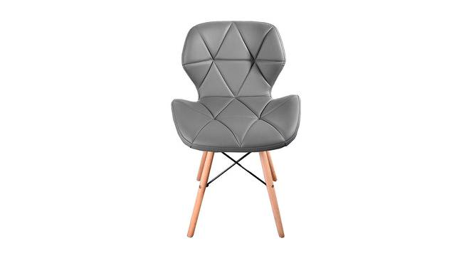 Cafe Chair in Wooden Legs Base Leatherette