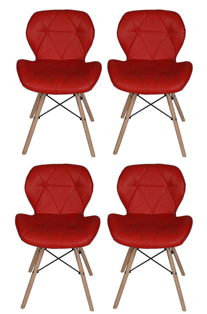 Red / 4 Chairs