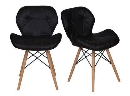 Black / 2 Chairs