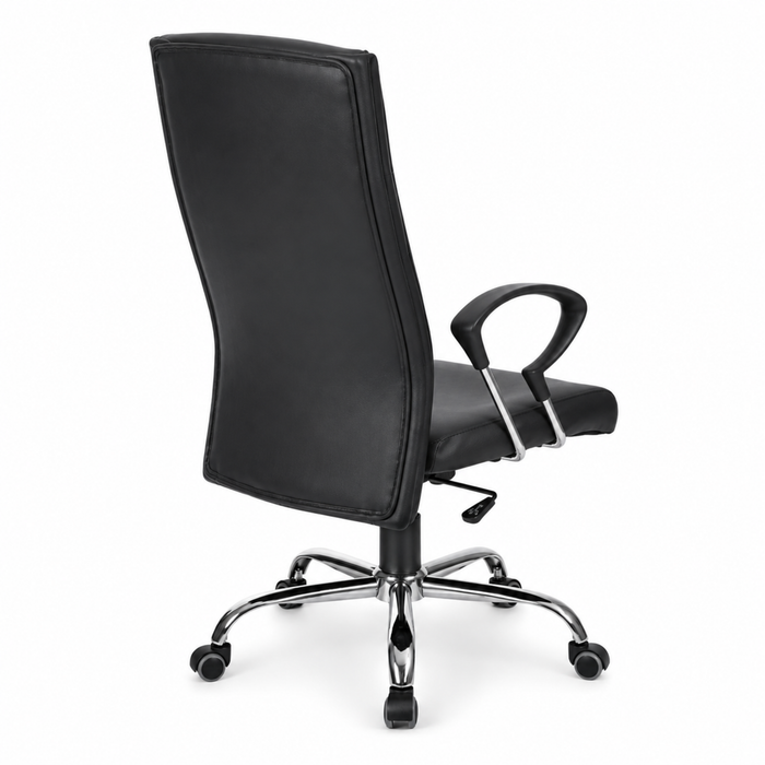 Comfortable Director Chair with Chrome Base
