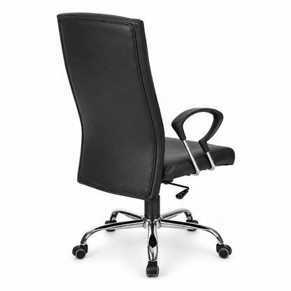 Comfortable Director Chair with Chrome Base