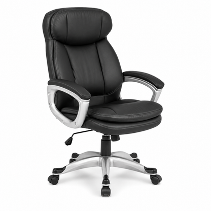 Comfortable Director Chair with Height Adjustable Aluminum Base