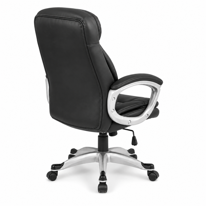 Comfortable Director Chair with Height Adjustable Aluminum Base