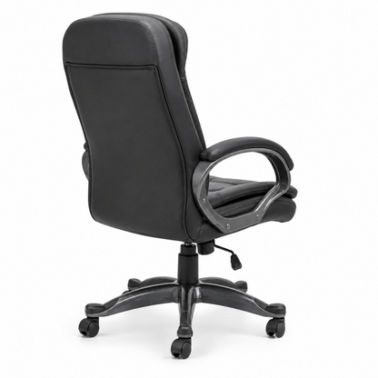 Comfortable Director Office Chair with Height Adjustable Aluminum Base