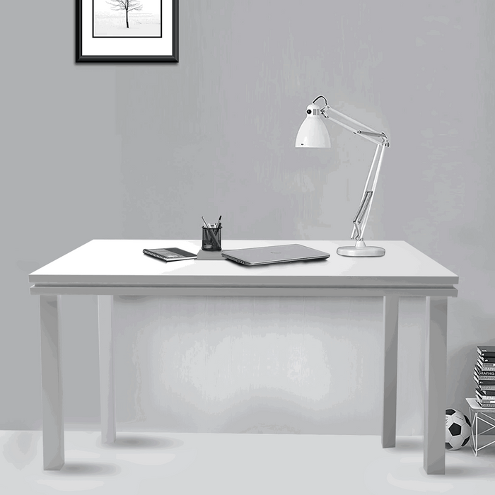 Elegant wooden office desk for business professionals