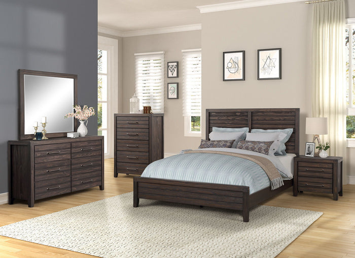 Crestwood - Mirror - Dark Brown