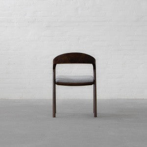 Elegant Mid-Century Modern Dining Chair - Solid Wood & Upholstered Comfort for Home Furniture