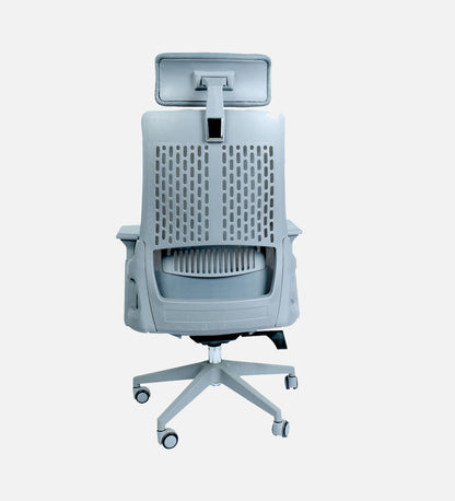 Ergonomic Executive High Back Fabric Office Chair with Adjustable Headrest, Lumbar Support, Swivel and Height Adjustable Mechanism for Office