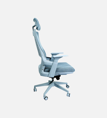 Ergonomic Executive High Back Fabric Office Chair with Adjustable Headrest, Lumbar Support, Swivel and Height Adjustable Mechanism for Office