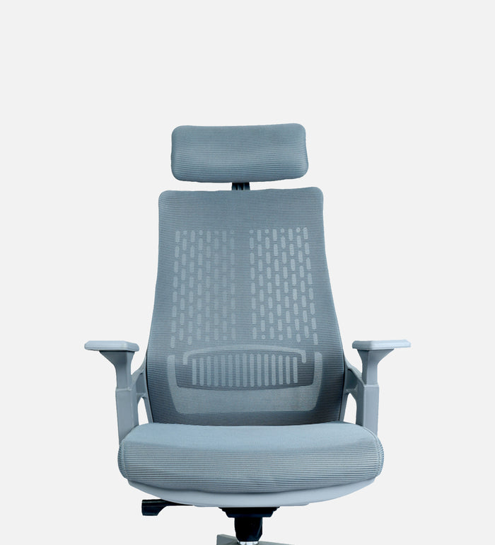 Ergonomic Executive High Back Fabric Office Chair with Adjustable Headrest, Lumbar Support, Swivel and Height Adjustable Mechanism for Office