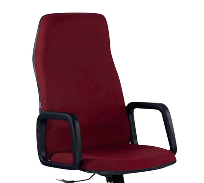 Executive High Back Office Chair with Cushioned Seat, Ergonomic Design and Armrests for Comfortable Work Seating