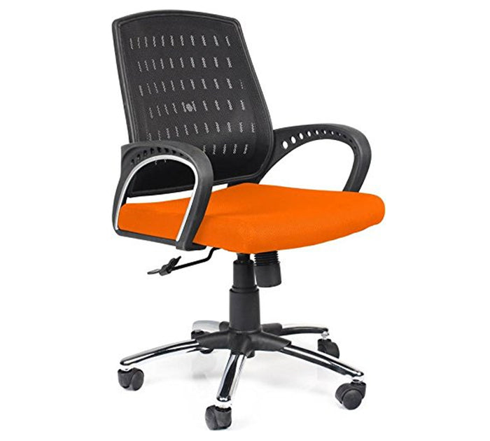 Mid Back / Mesh Chair / Orange