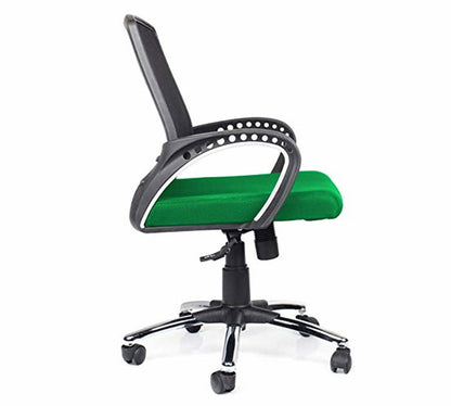 Medium Back Office Executive Mesh Chair with Height Adjustable Chrome Base -