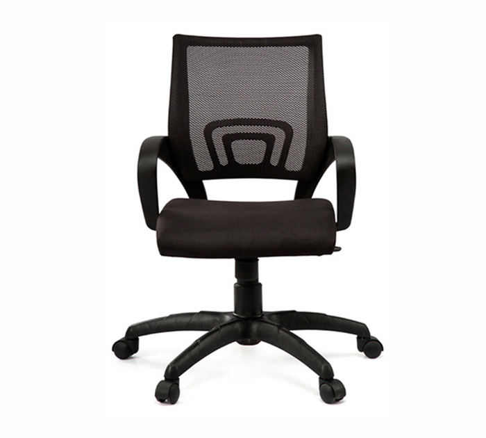 Executive Mesh Office Chair with Ergonomic Mid Back, Breathable Mesh, Cushioned Seat and Adjustable Swivel Base for Office Work and Home Comfort