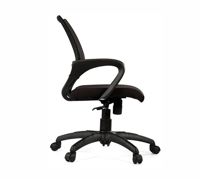 Executive Mesh Office Chair with Ergonomic Mid Back, Breathable Mesh, Cushioned Seat and Adjustable Swivel Base for Office Work and Home Comfort