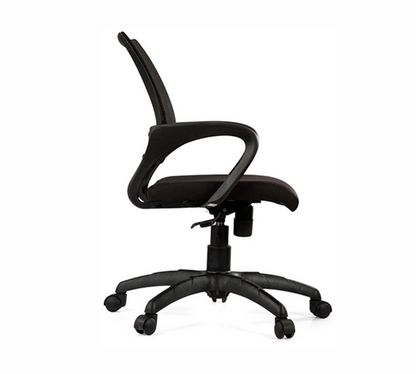Executive Mesh Office Chair with Ergonomic Mid Back, Breathable Mesh, Cushioned Seat and Adjustable Swivel Base for Office Work and Home Comfort