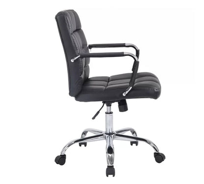 Office Executive Chair with Height Adjustable Chrome Base -