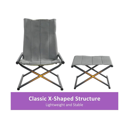 Grand Patio All-Steel Camping Sofa with Ottoman